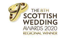 Scottish Wedding Awards 2020 Regional Winner